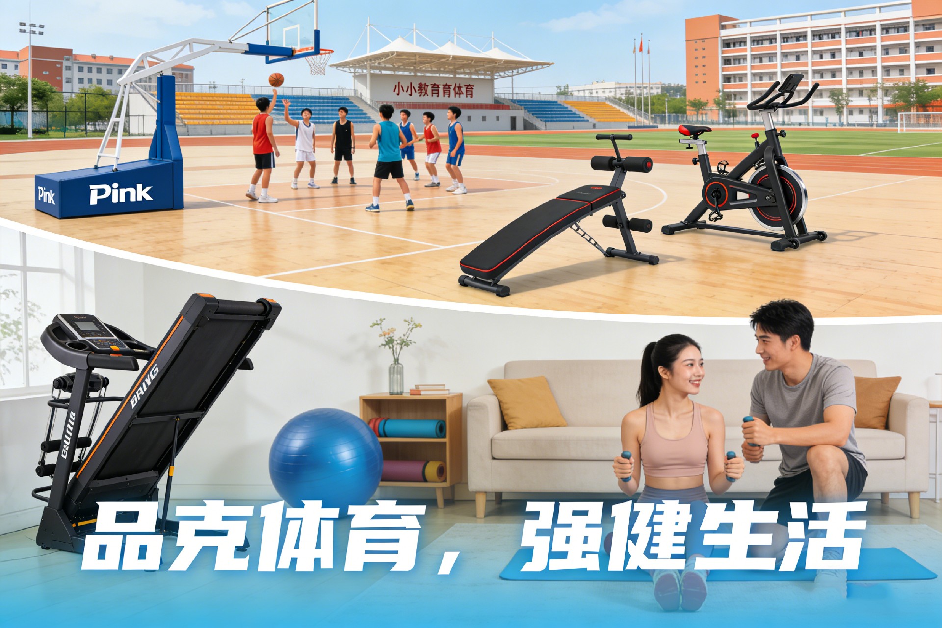 广东品克体育器材厂家公司图